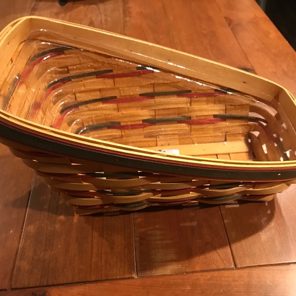 LONGABERGER 1998 LARGE HOLIDAY SLEIGH BASKET16811 - Picture 2 of 5